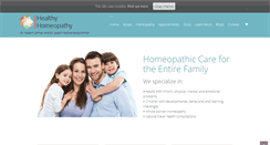 Desktop Screenshot of healthyhomeopathy.com